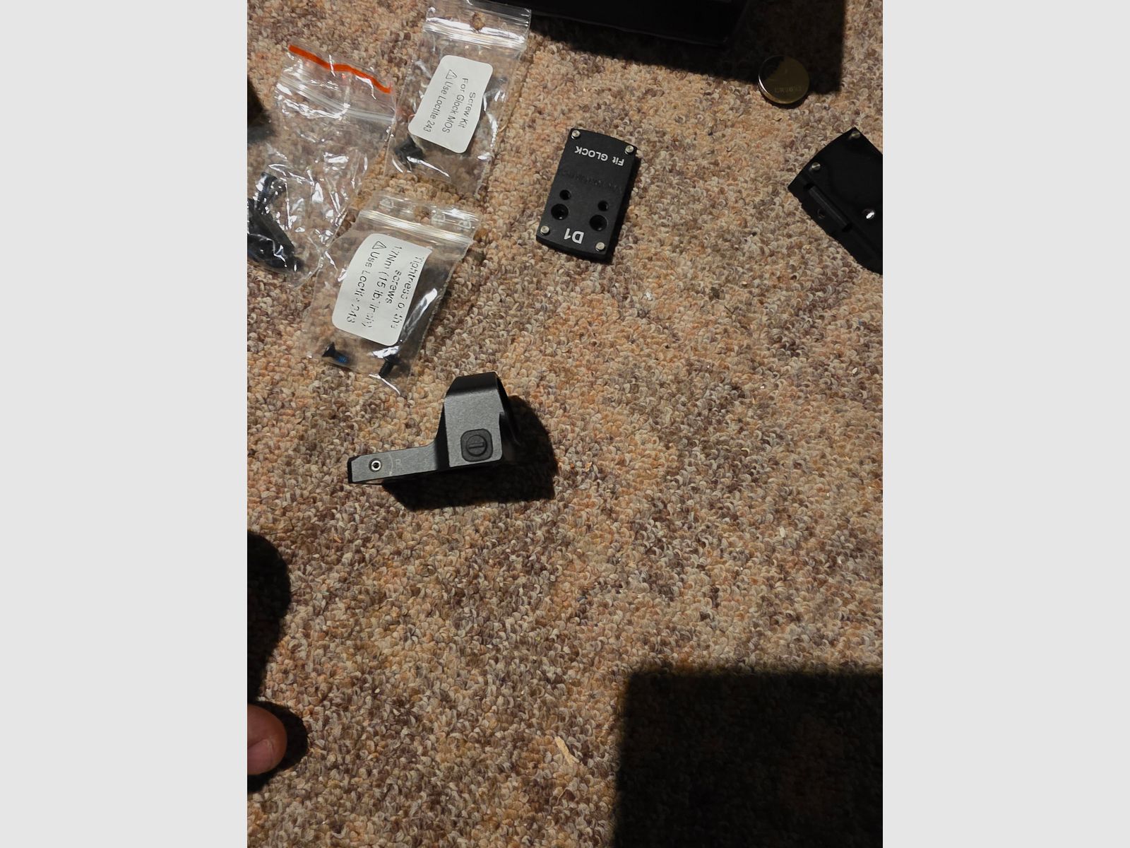 VECTOR OPTICS Red Dot Sight Set 3 MOA for Glock Pistol Red Dot Sight Reflex Sight 1x20x28 Red Dot Frenzy X