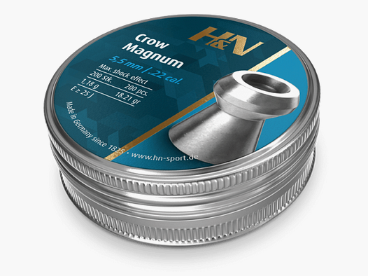 H&N Diabolo Crow Magnum 5,5mm – 1,18g – 200er Dose