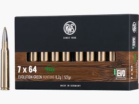 RWS Geweerpatronen Evolution Green 7x64. 127 grains