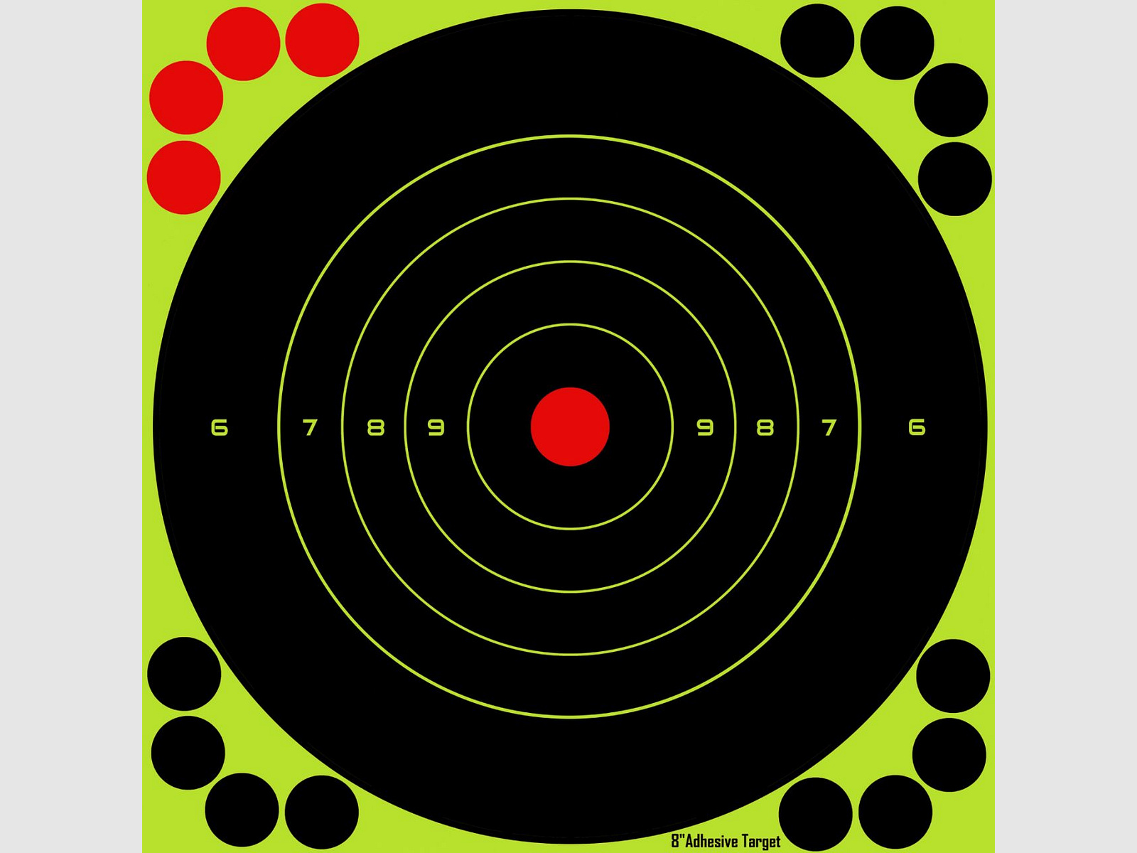Fritzmann Zielscheibe 8"Adhesive Target 20er Pack