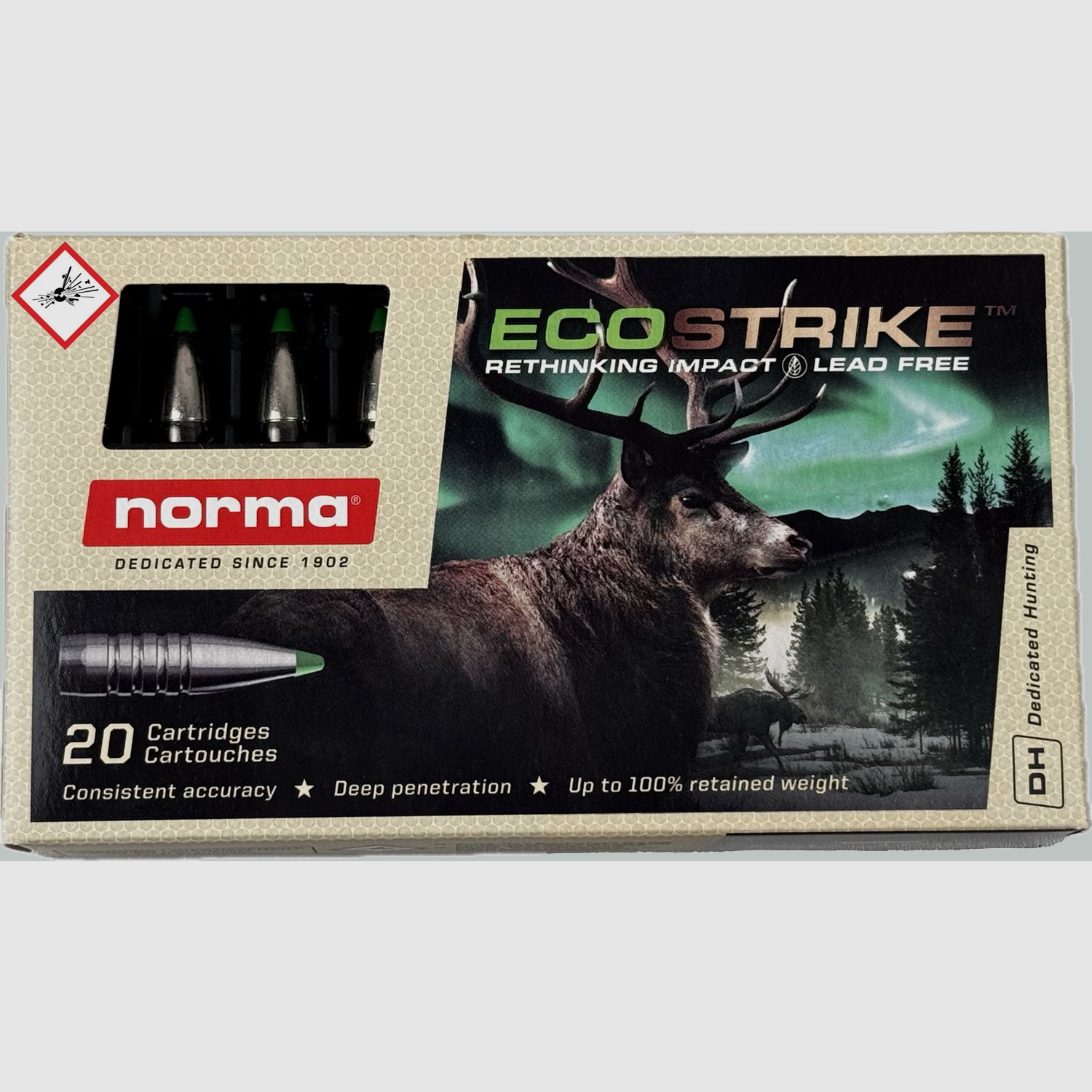 Norma ECOSTRIKE Silencer Kal. .308 Win 150grs