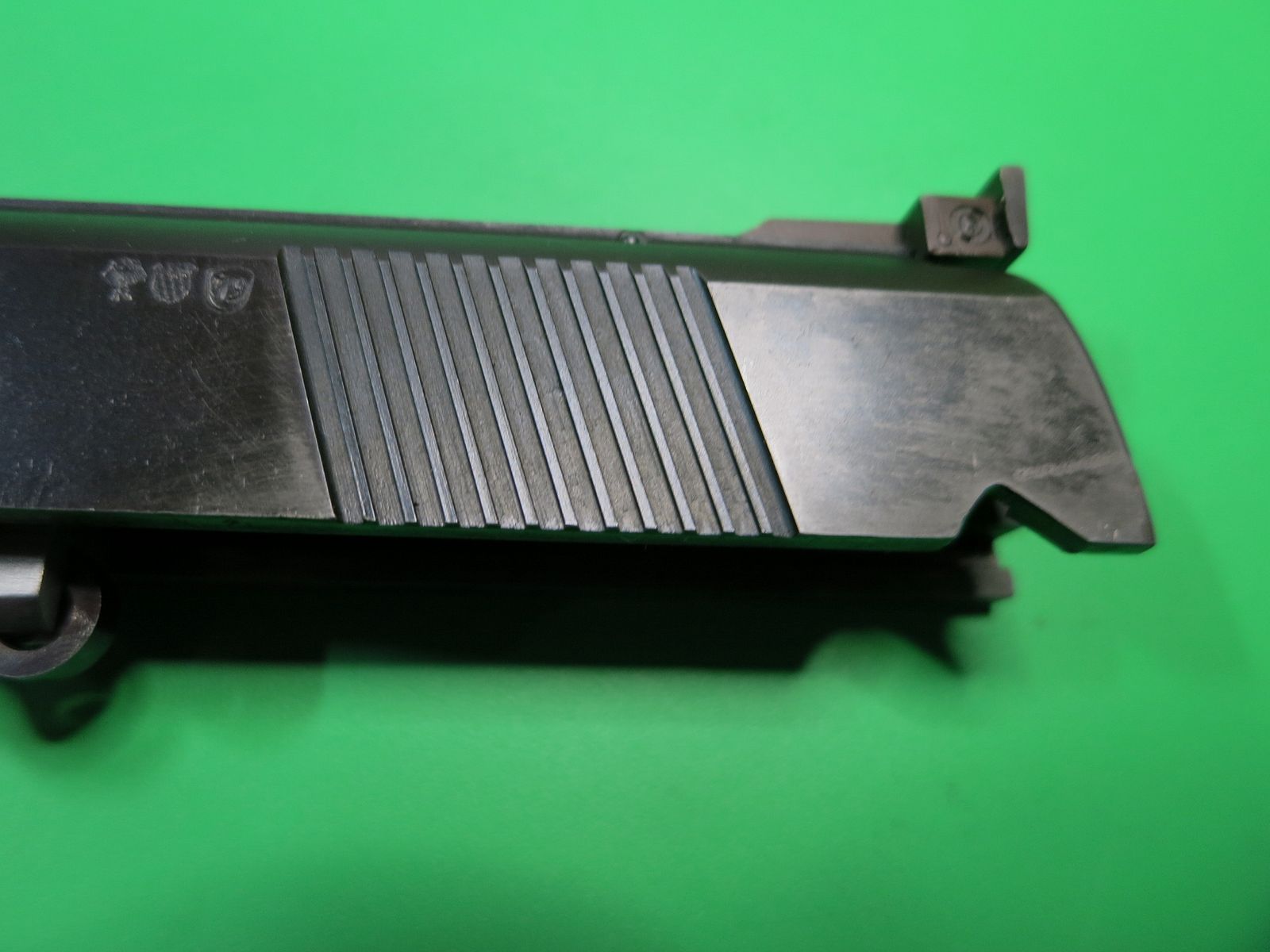 Colt exchange system for pistol 1911 National Match Gold Cup; Wilson barrel 6", MOGDANS, .45ACP, ELLIASON target rear sight #84