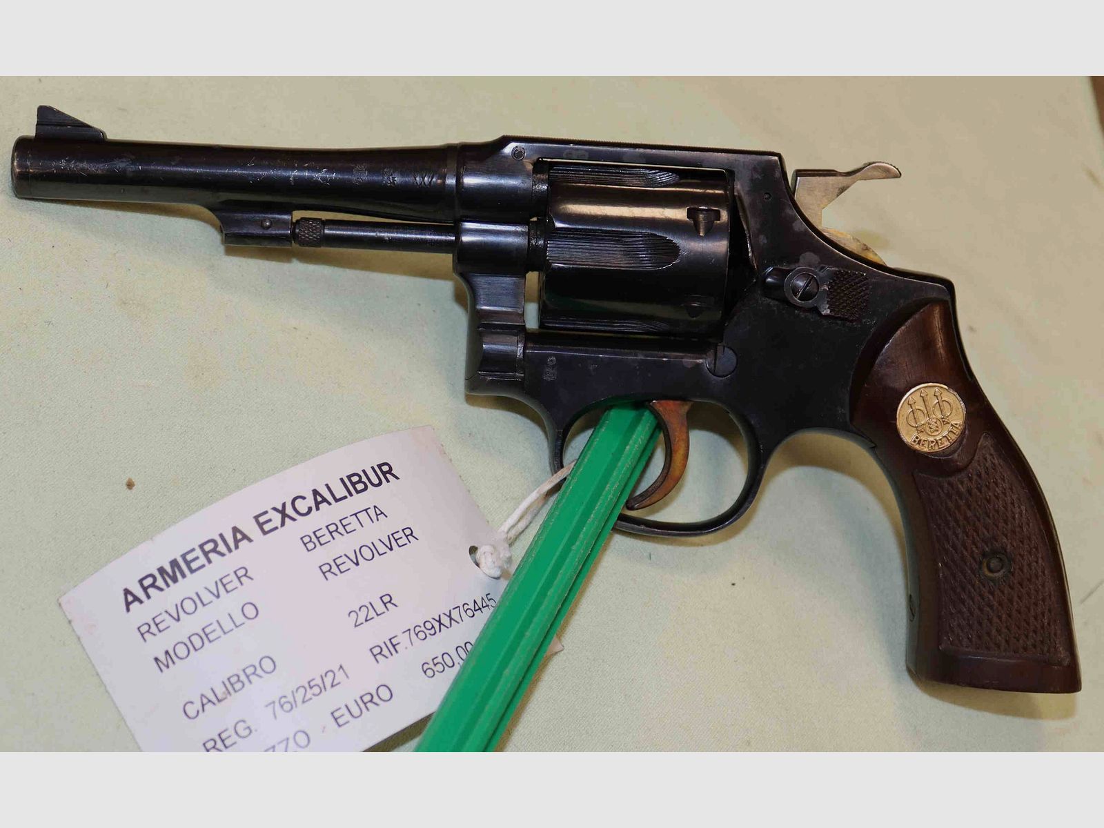 Revolver Beretta Model Revolver Caliber 22 LR, image 2 of 5