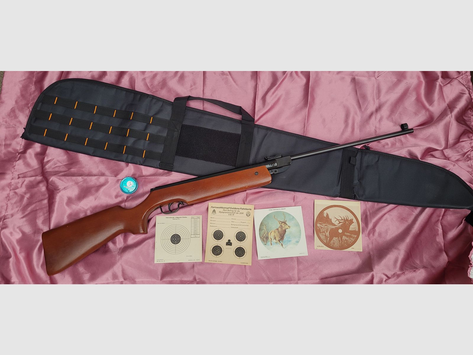 Haenel Luftgewehr Knicker Modell 303 con calcio sportivo