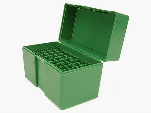 RCBS Scatola per munizioni / scatola per 50 cartucce con coperchio a ribalta largerifle