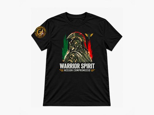 UNIONE MILITARE – T-SHIRT – PREMIUM “WARRIOR SPIRIT” | 3 STAMPE
