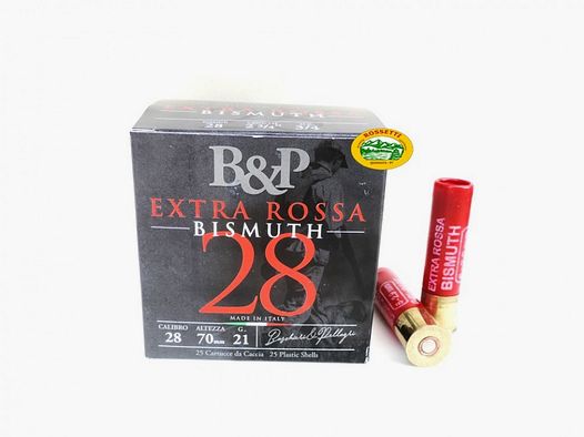 BASCHIERI & P. Extra Rossa 28 BISMUTH cal.28 gr.21 p.5 lead-free