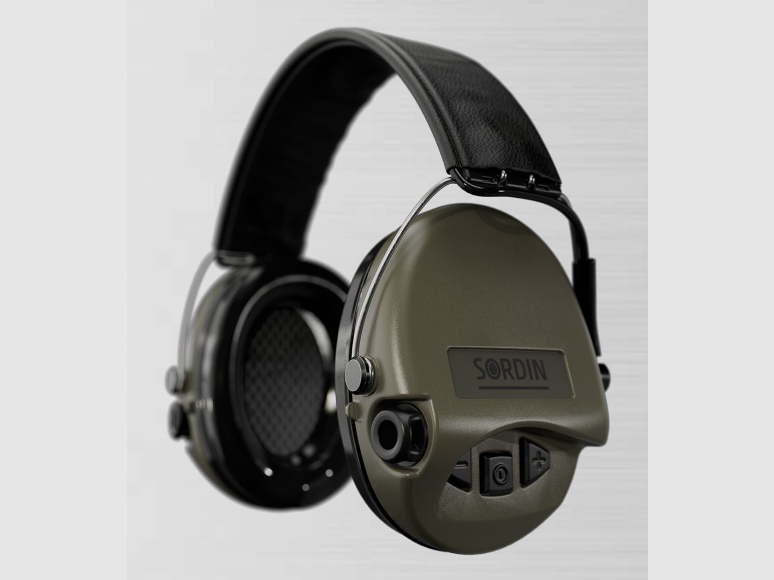 Sordin 75302-S Electronic Hearing Protection Supreme Pro Headband in Green