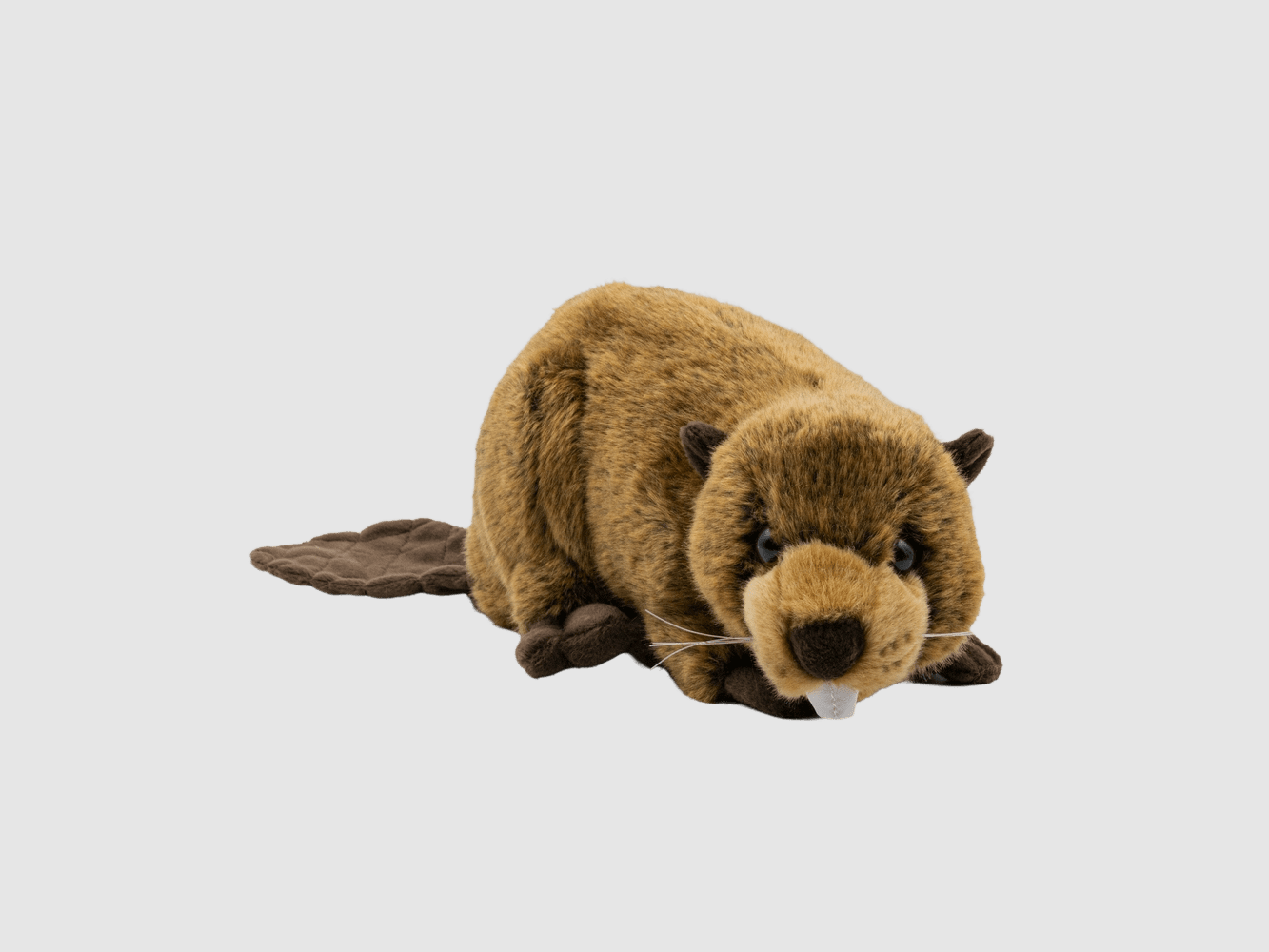 LivingActive Biber Plüschtier 25 cm – Kuscheltier mit flauschigem Körper