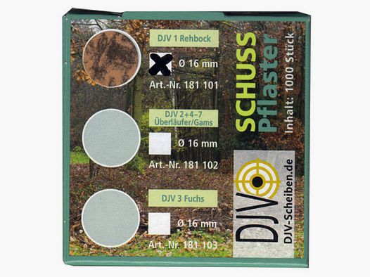 DJV 38980000 Schusspflaster braun