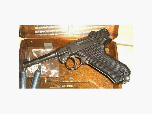 Legends Pistole P08 - 4,5 mm Stahl BB Co2-Pistole