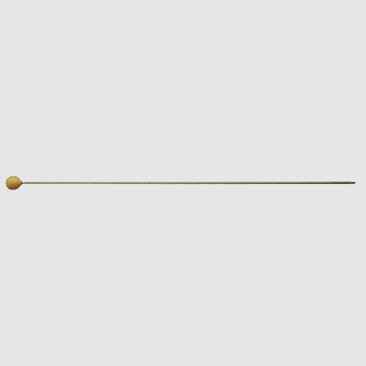 Putzstock aus Messing mit Knopf