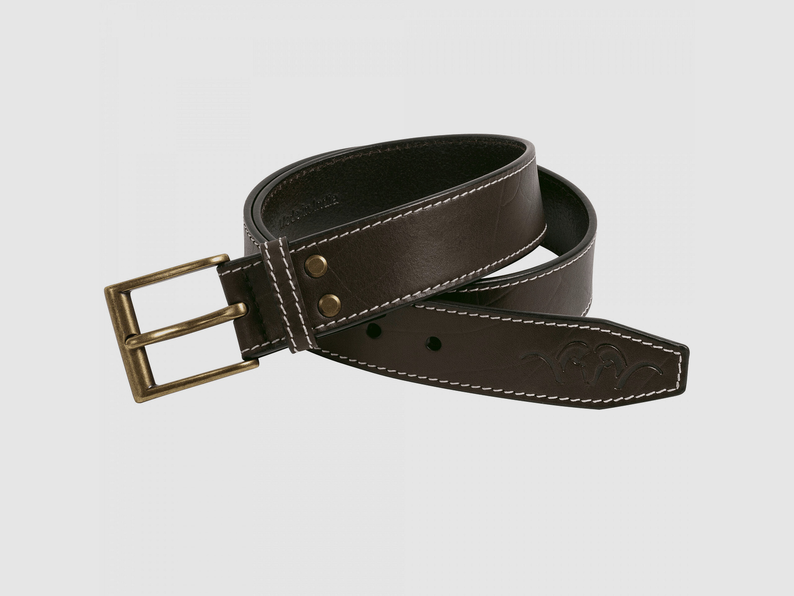 Cinturón de cuero Blaser color cognac o toffee