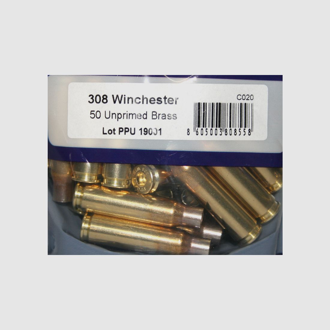 50 Stück > NEUE PPU/PrviPartizan Langwaffenhülsen .308 Win. | Boxerzündung Unprimed Brass NEU #C020