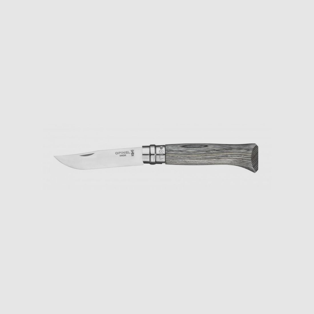 OPINEL N-8 BOULEAU LAMELLE GRIS, image 1 sur 3