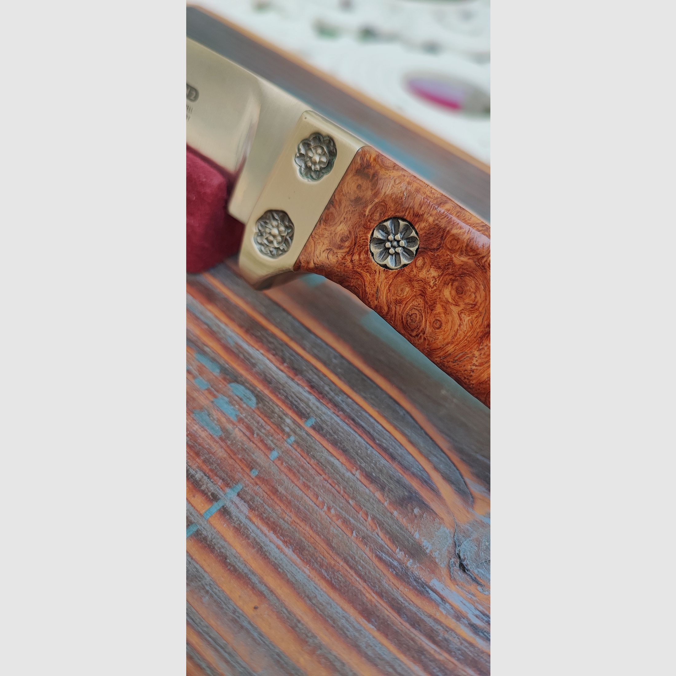 Linder ATS 34 couteau de chasse avec étui Limité #41/444
