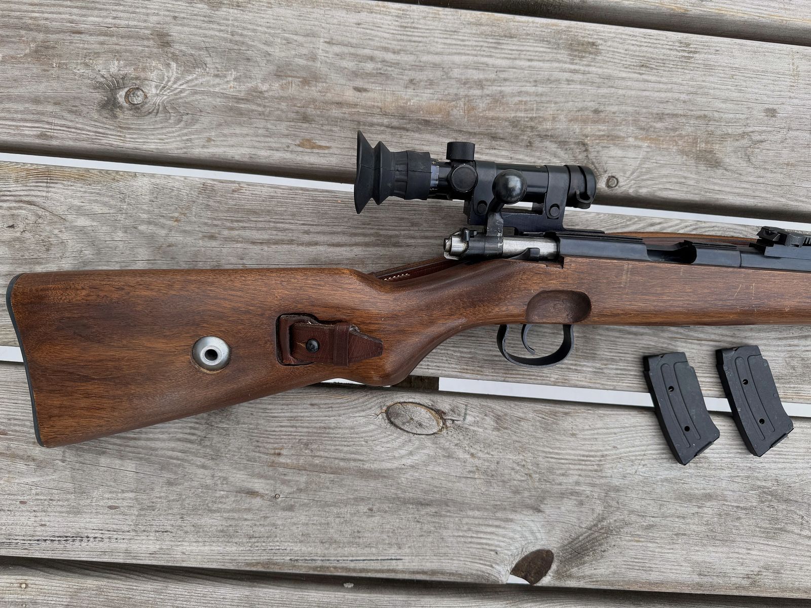 K98 Sniper Wehrsportgewehr replica in .22lfB met accessoires