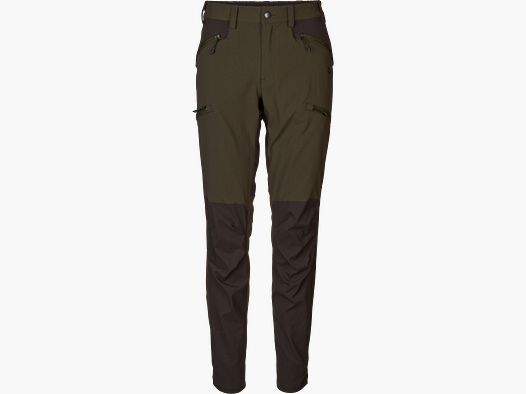 Seeland Lärchen Pantalones Stretch Dama Verde Pino / Torta de Chocolate, 32", 44