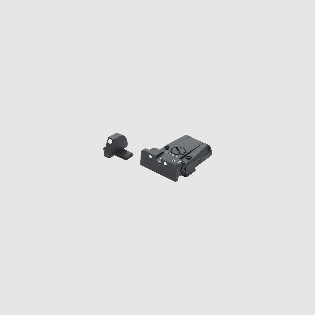 LPA SPR30SS18 Conjunto de Mira Micrométrica para SIG-Sauer P229, P320 y Springfield XD – Contorno Blanco