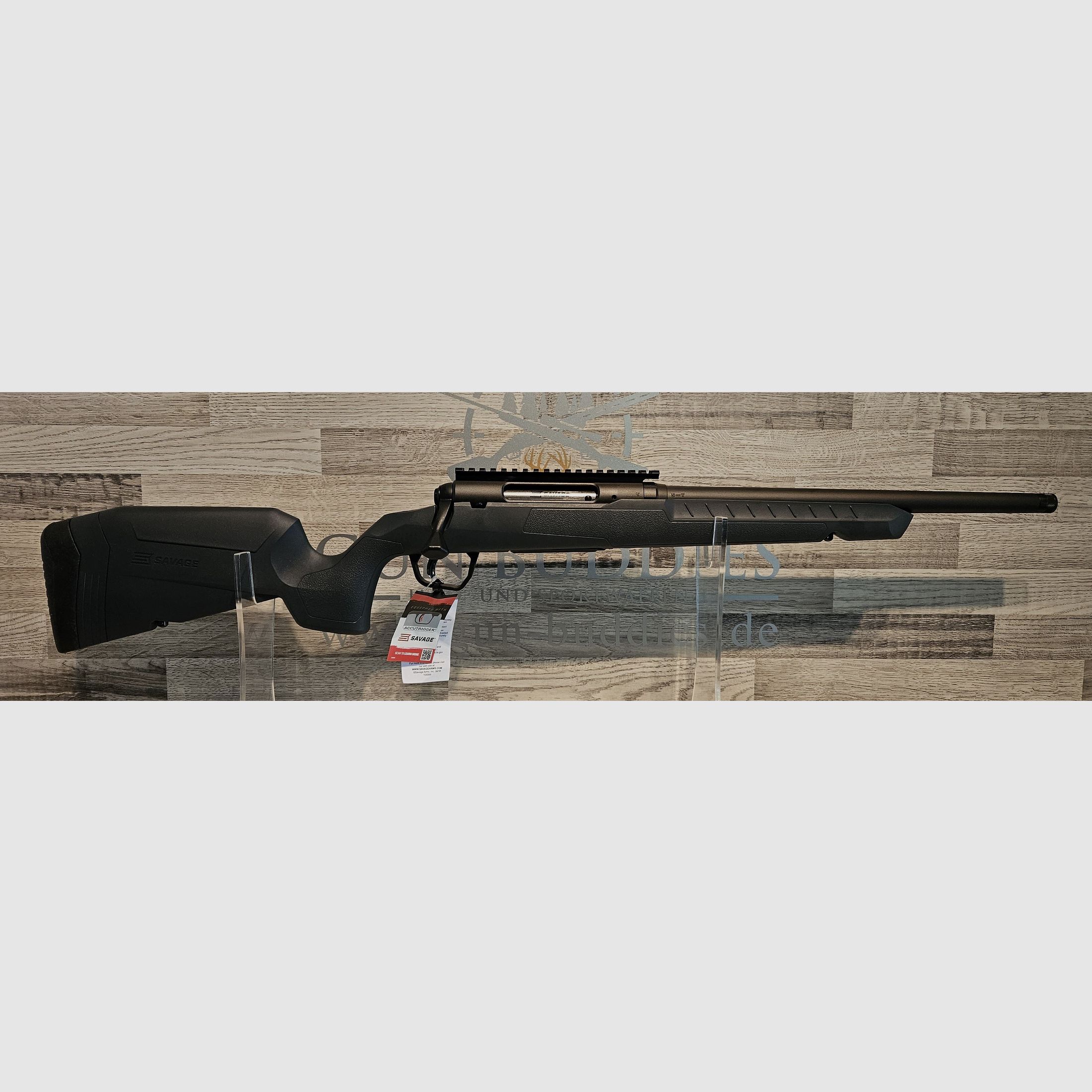 Savage AXIS II Gray .300AAC Blackout met loopdraad - Nieuwe voorraad van de vakhandel