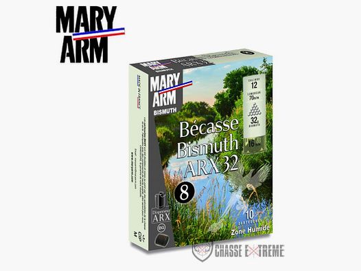 10 Cartucce MARY ARM Bécasse Bismuth Arx 32g Cal 12/70