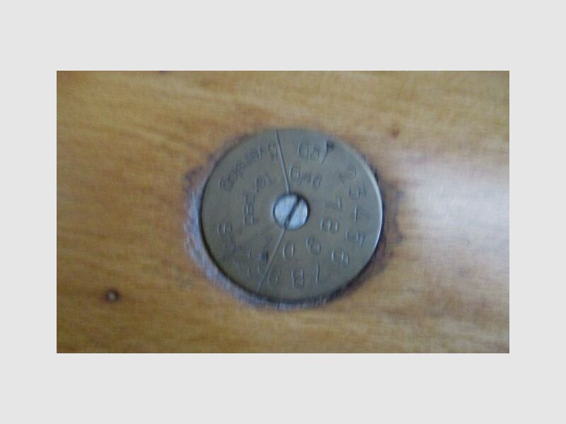 Single-shot rifle Husqvarna M38 1941 nrgl. with light walnut stock M38