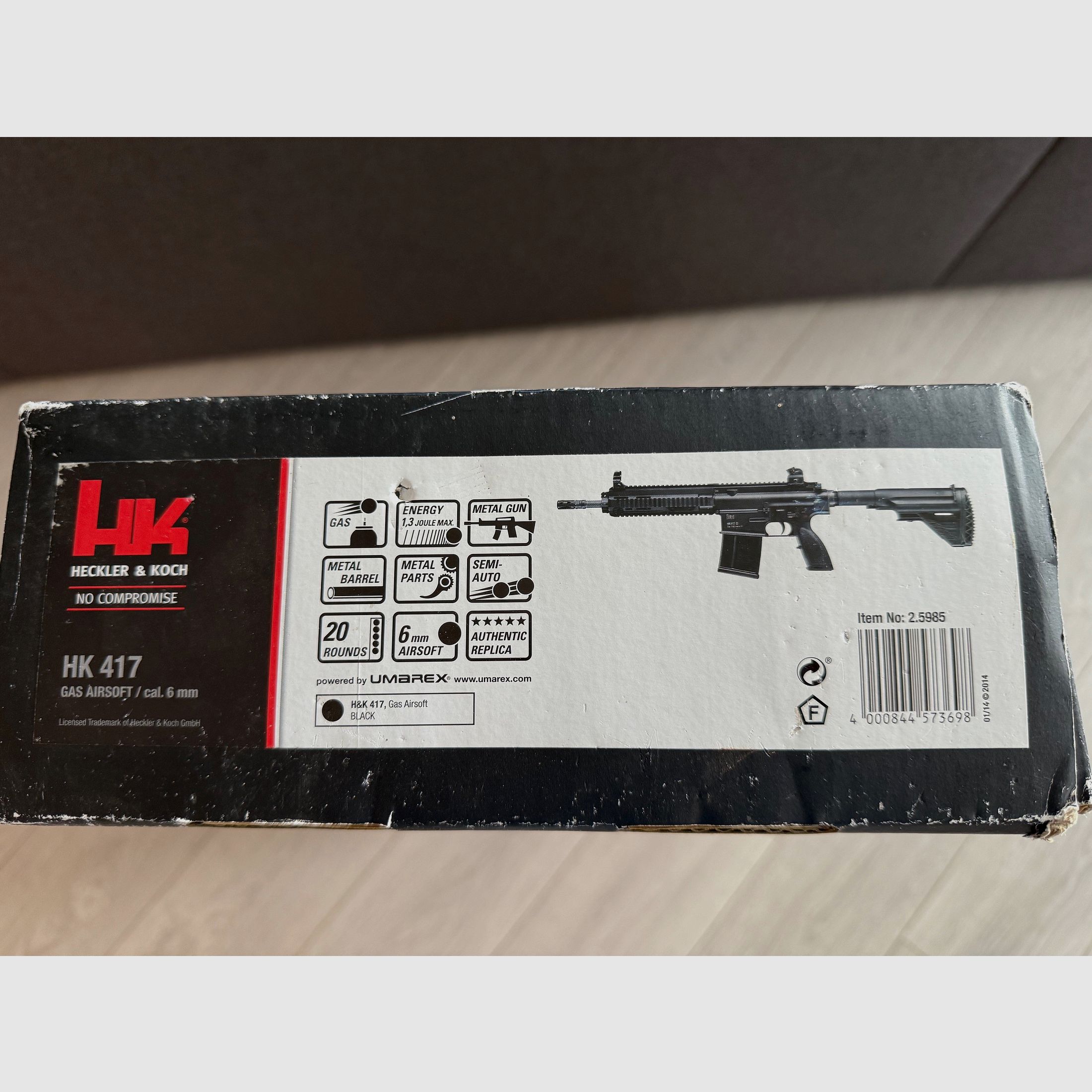 Umarex Heckler & Koch HK470GBB inkl. 4-12x50 Zielfernrohr beleuchtet Entfernungsmesser