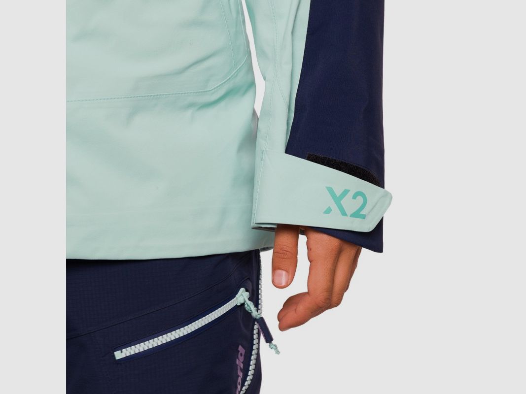 Trangoworld CHAQUETA TRX2 SHELL WM EVO AZUL CLARO/MARINO, imagen 3 de 15