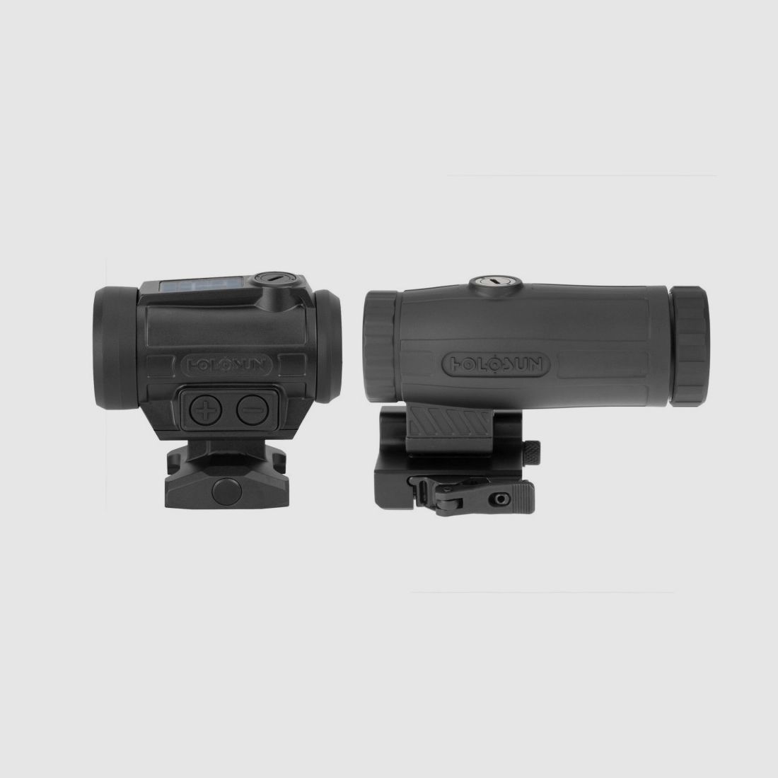 Ensemble Holosun, Viseur Reflex, Modèle ARO-EVO-SPR-RD avec Réticule Rouge : 2MOA Point & 65MOA Point Circulaire ou SPR-2MOA Point & SPR-65MOA Point Circulaire et Loupe HM3X, image 5 sur 10