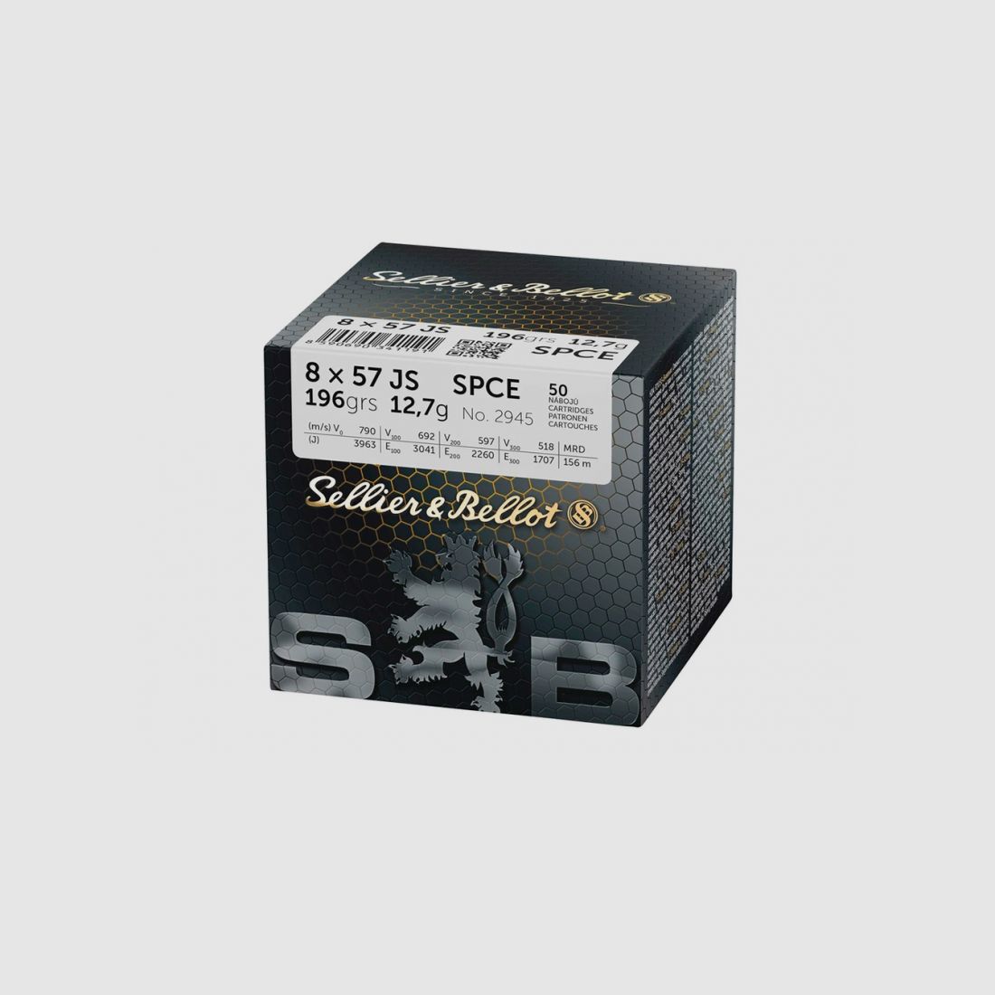 S&B 8X57JS 196 GRS / 12,7 G SPCE 50 STK SCHÜTTPACKUNG, Bild 1 von 3