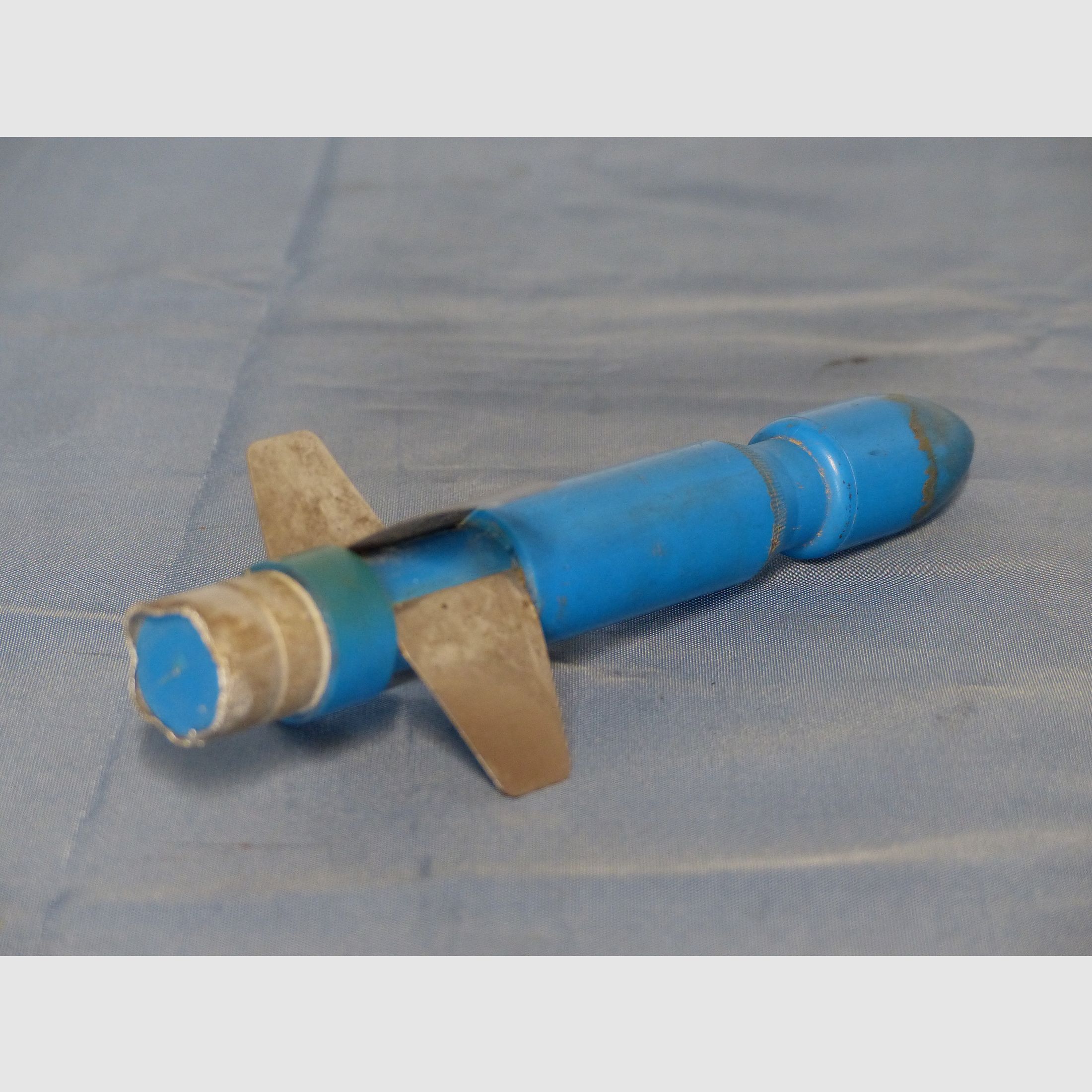 Bundeswehr BW 3 pieces of training ammunition cartridge projectiles blue G3 cleaning equipment 60s 70s