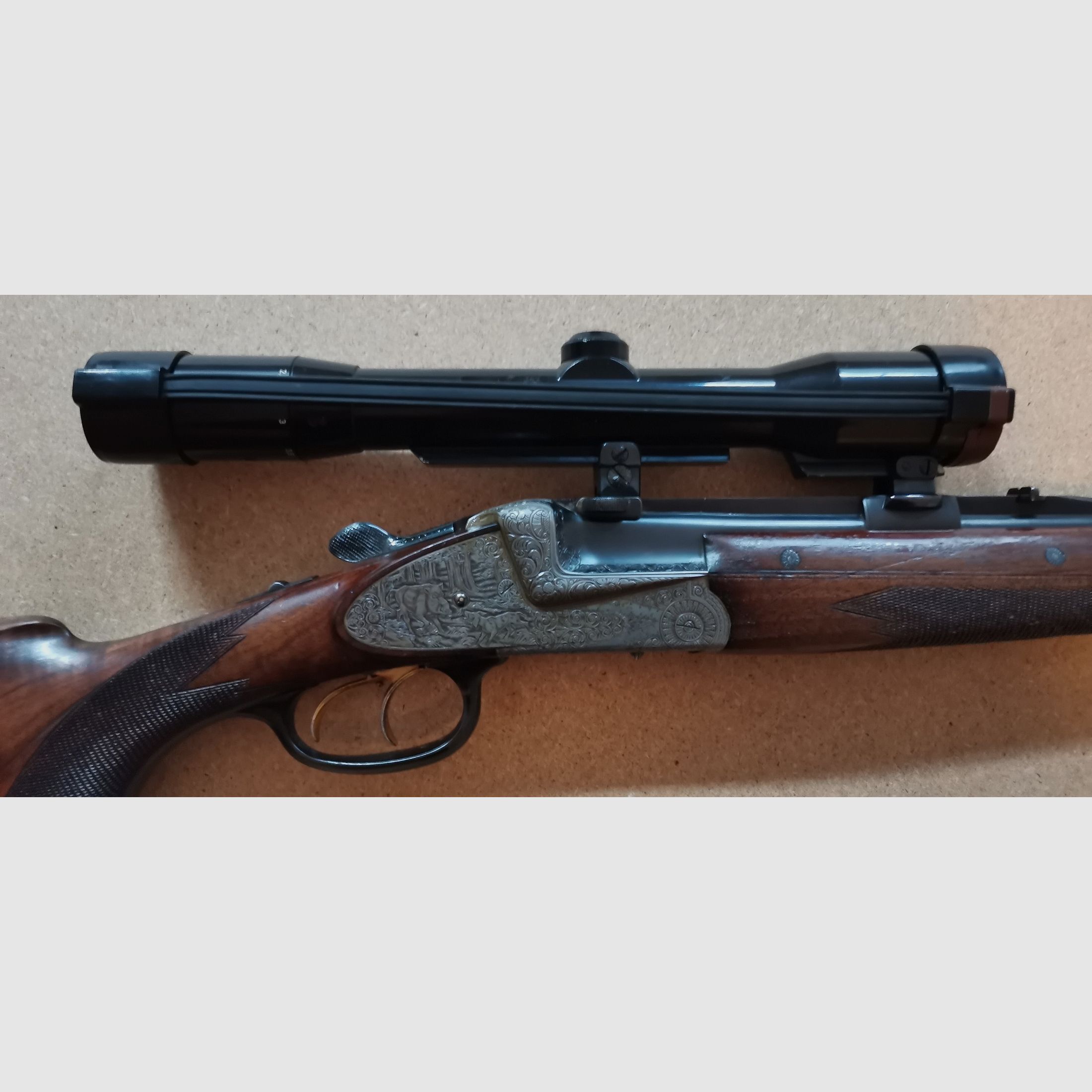 Bockdoppelbüchse Winkler Ferlach 9,3 x 74R
