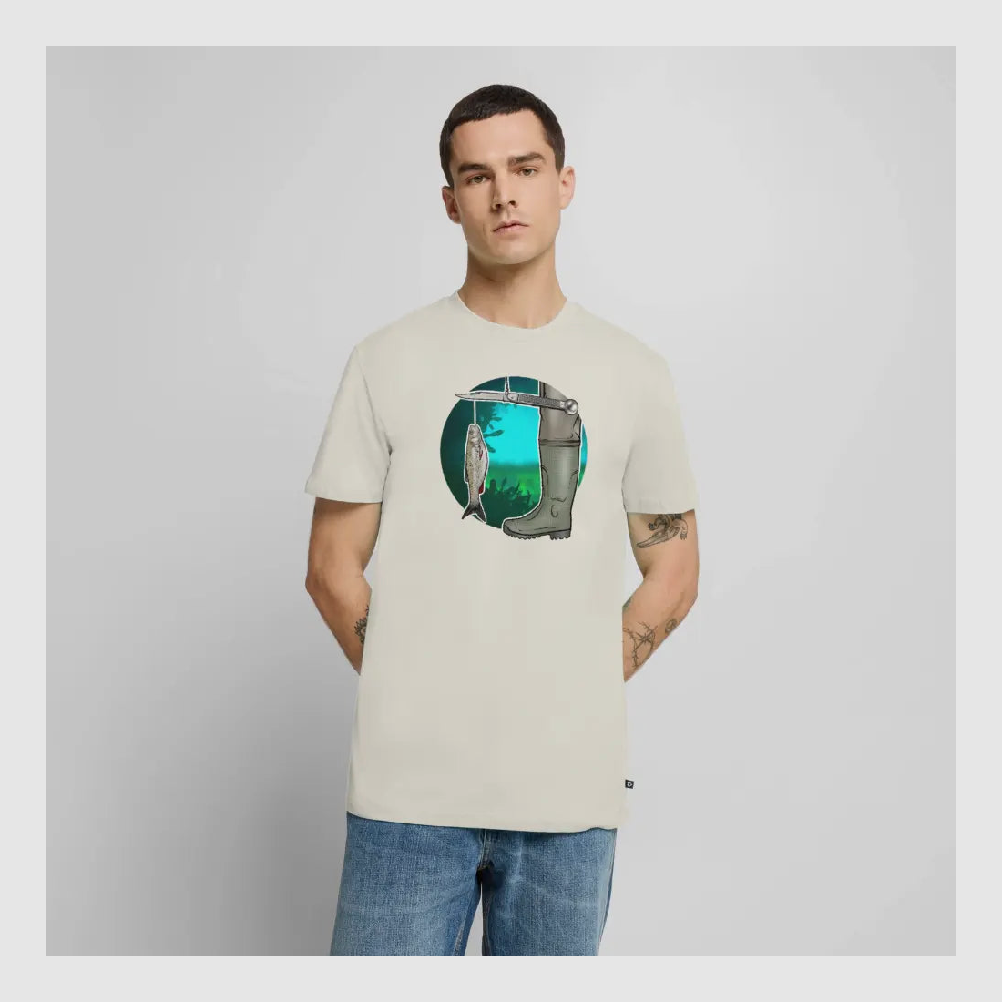 PUMA Men´s Premium T-Shirt „Waagemesser – Petri Heil"