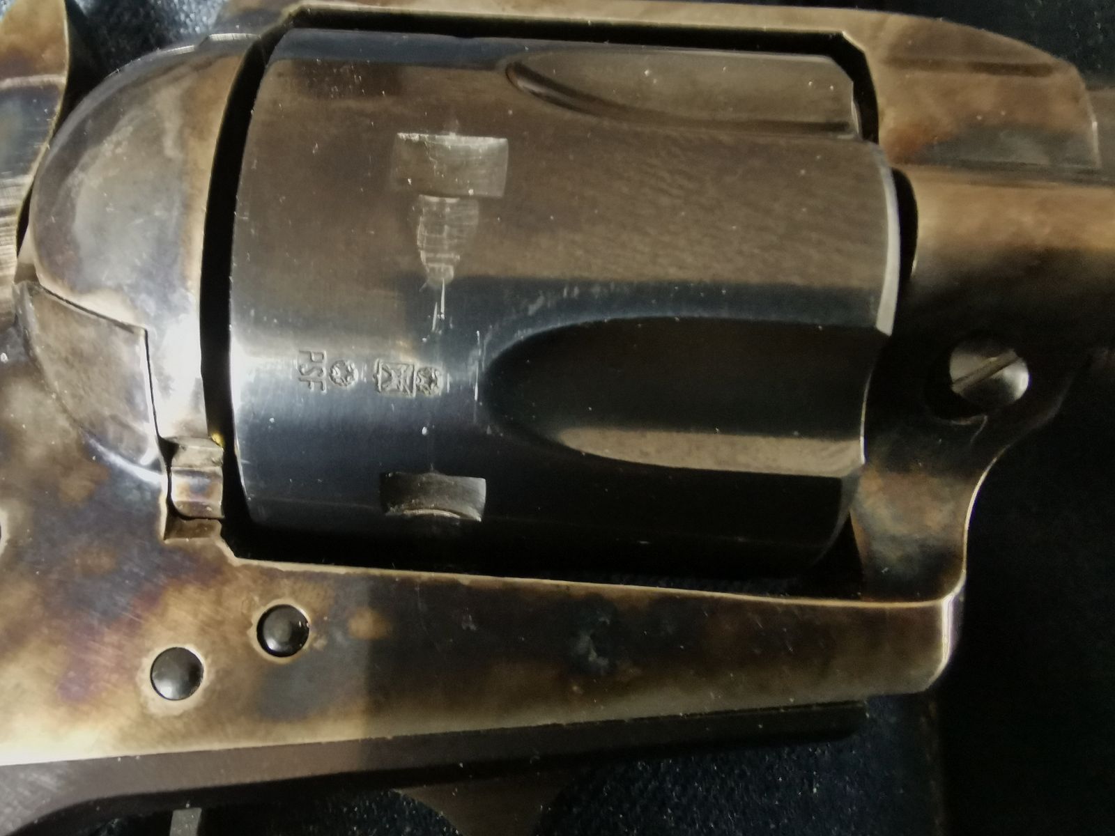 Colt SAA Mod 1873 Pat: 1871-1872 PTB 838 cal. 9 mm R. Knall/Platz Hege Uberti Single Action Army Stahl