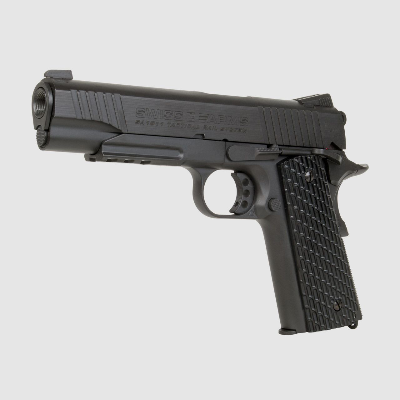 CO2 Pistole Swiss Arms 1911 TRS Blowback Kaliber 4,5 mm BB (P18)