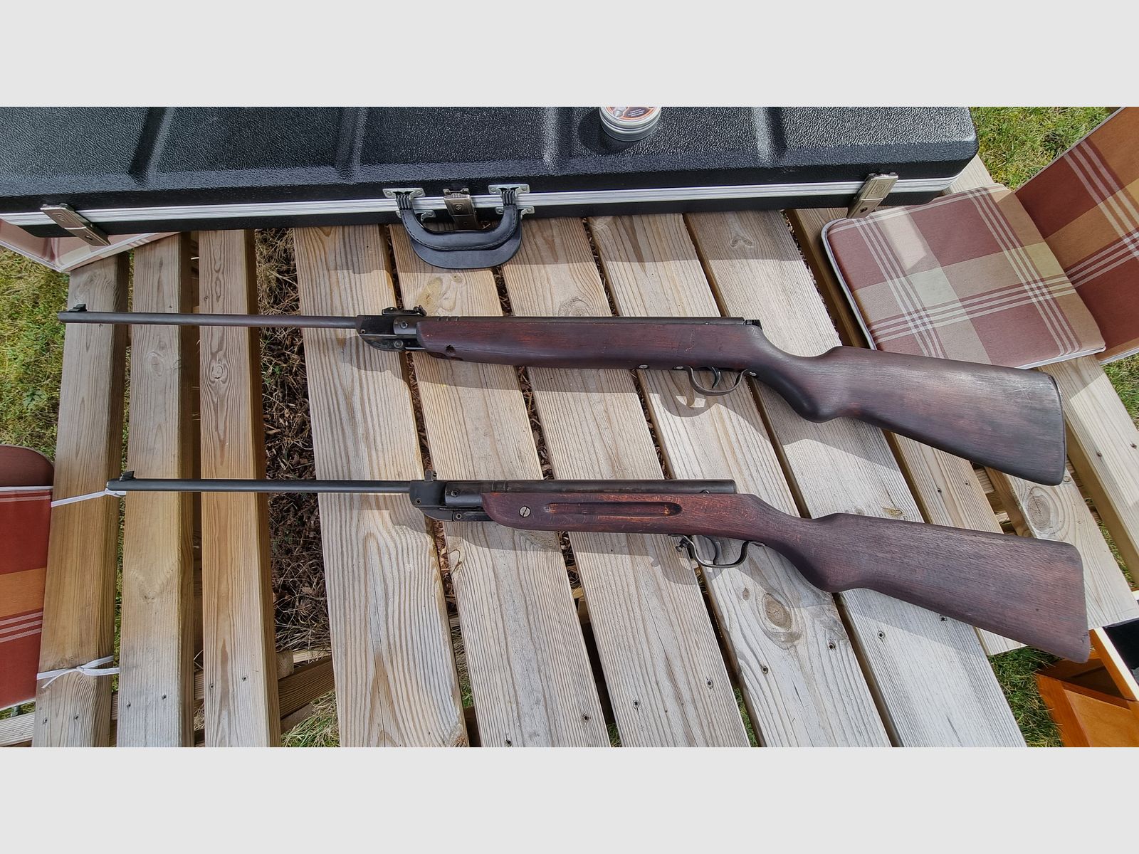 Haenel Suhl - Luftgewehr Doppelpack Kal. 45 mm - inklusive Zubehör