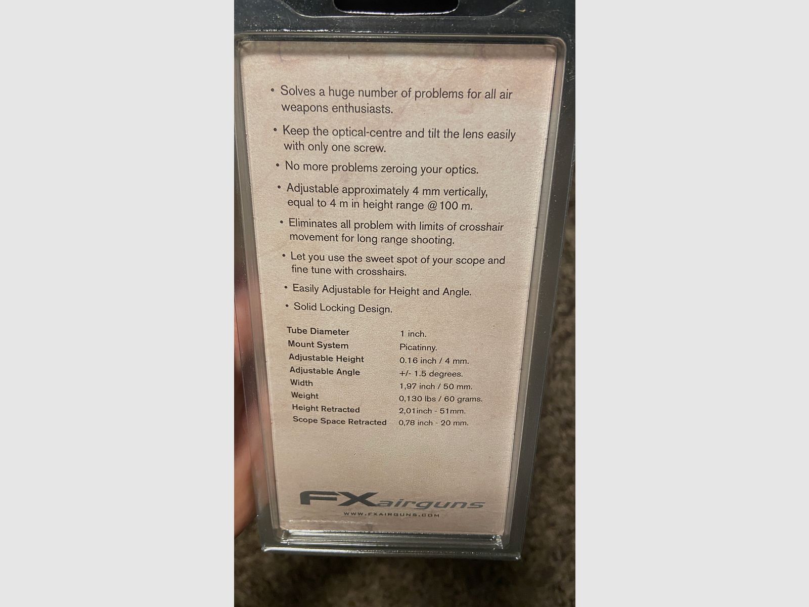 FX Luftgewehre Montage