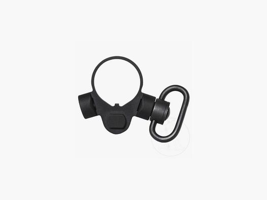 Rear plate with 2 QD ports AR15 Troy black 42054