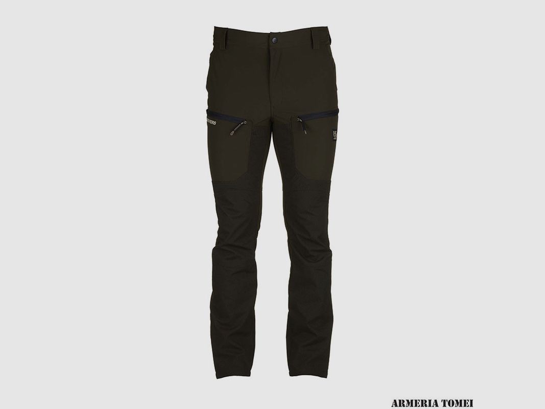 PANTALONE – UOMO – UNIVERS – LAVAREDO PLUS ELASTICIZZATO VERDE, immagine 3 di 6