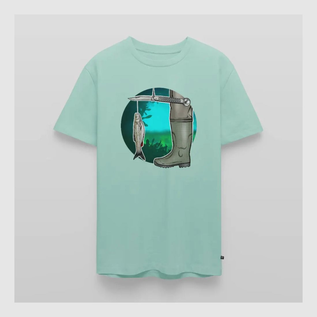 PUMA Men´s Premium T-Shirt „Waagemesser – Petri Heil"