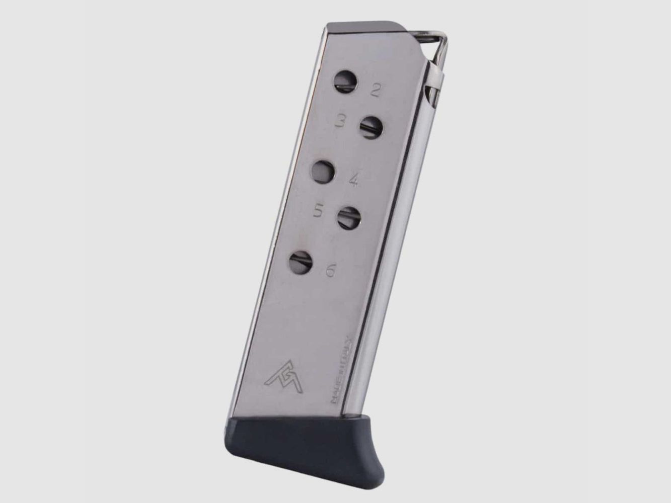 WALTHER PPK 7rd Nickel Magazine .380ACP Finger Rest Floorplate