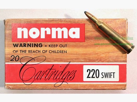 Norma rifle cartridges .220 Swift
