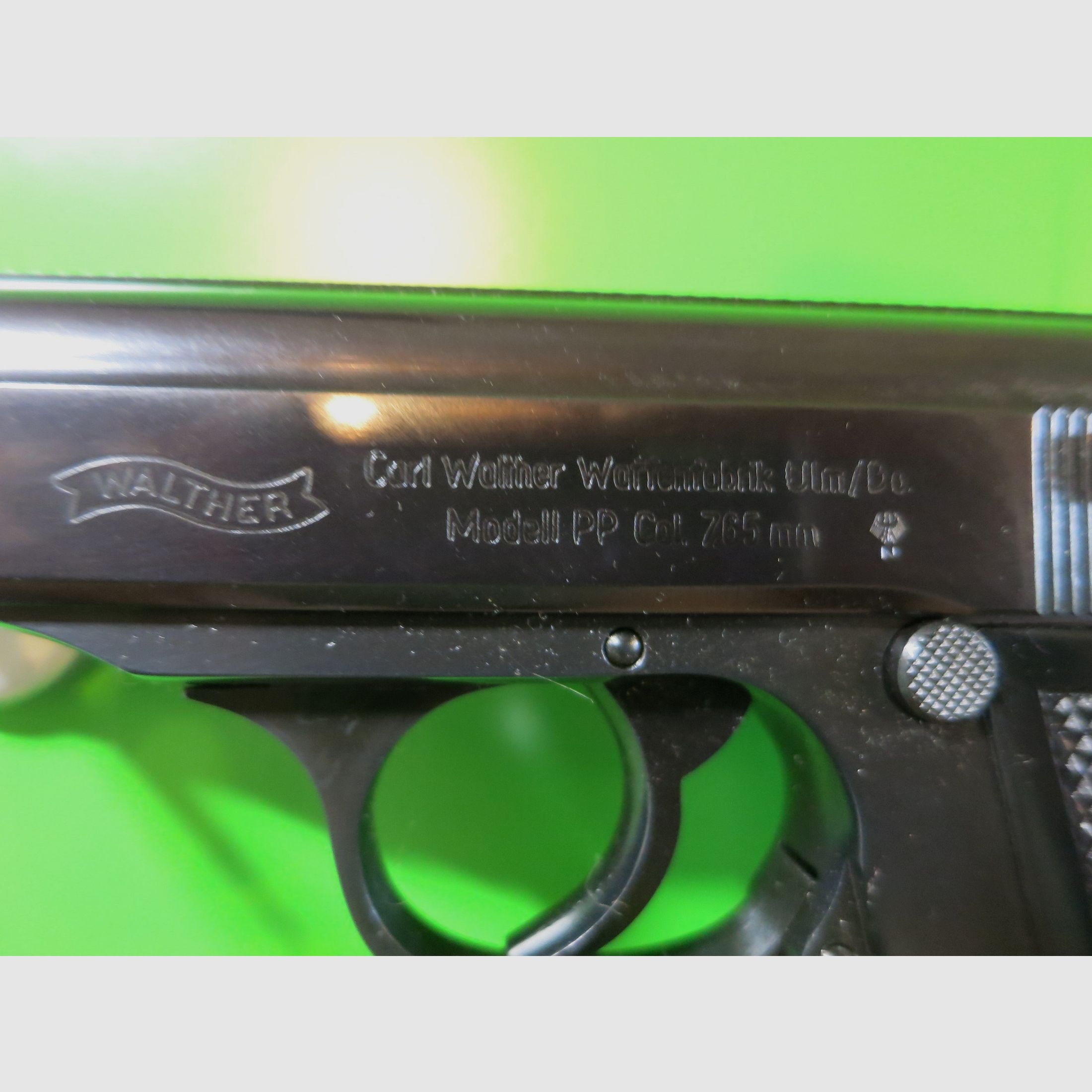 Walther PP „Polizeipistole“, 7,65 mm Browning       #44-
