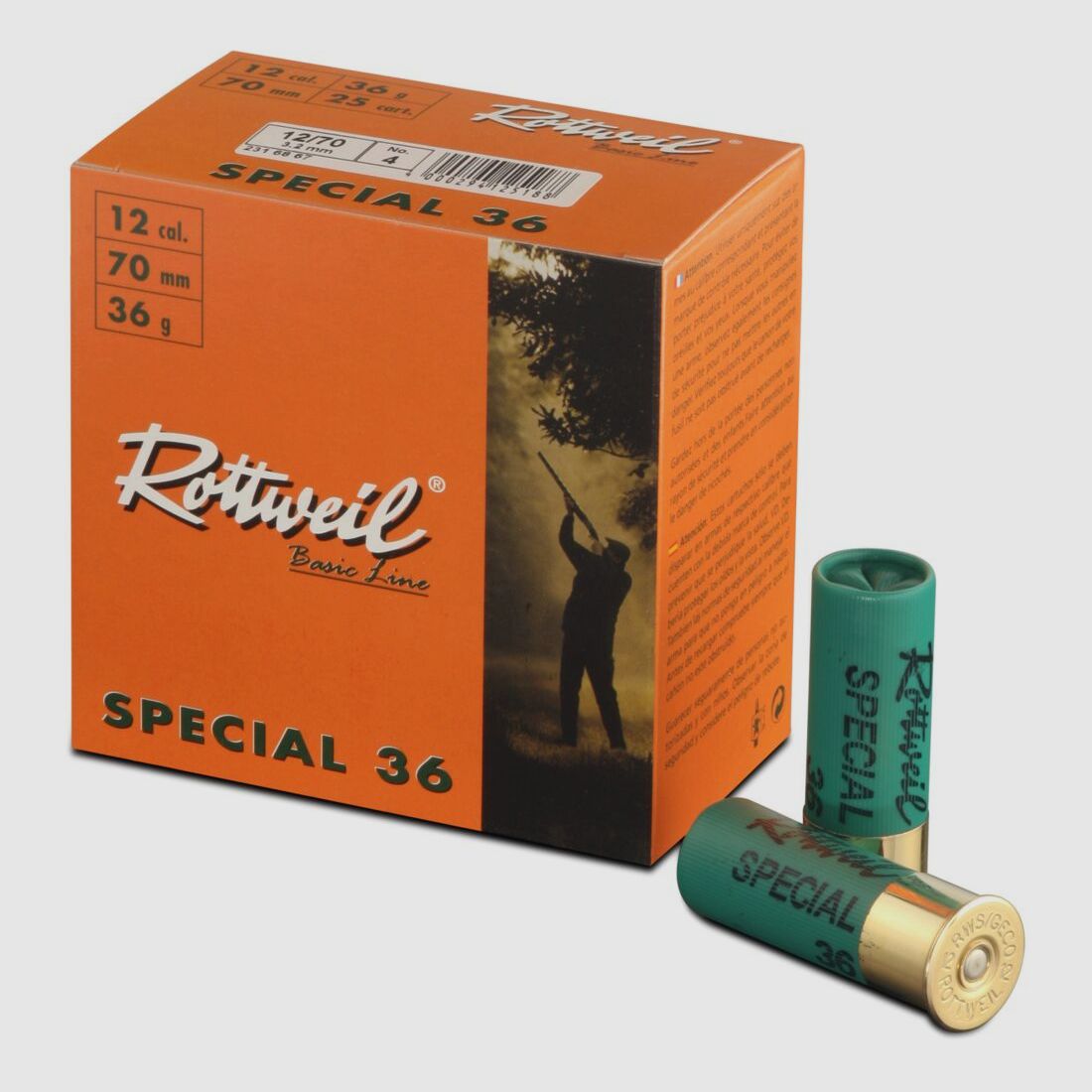 Rottweil 36g Special 4,0mm 25STK