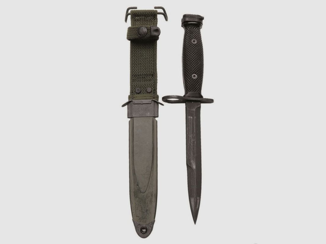 US Bajonett M7 m. Scheide M8A1