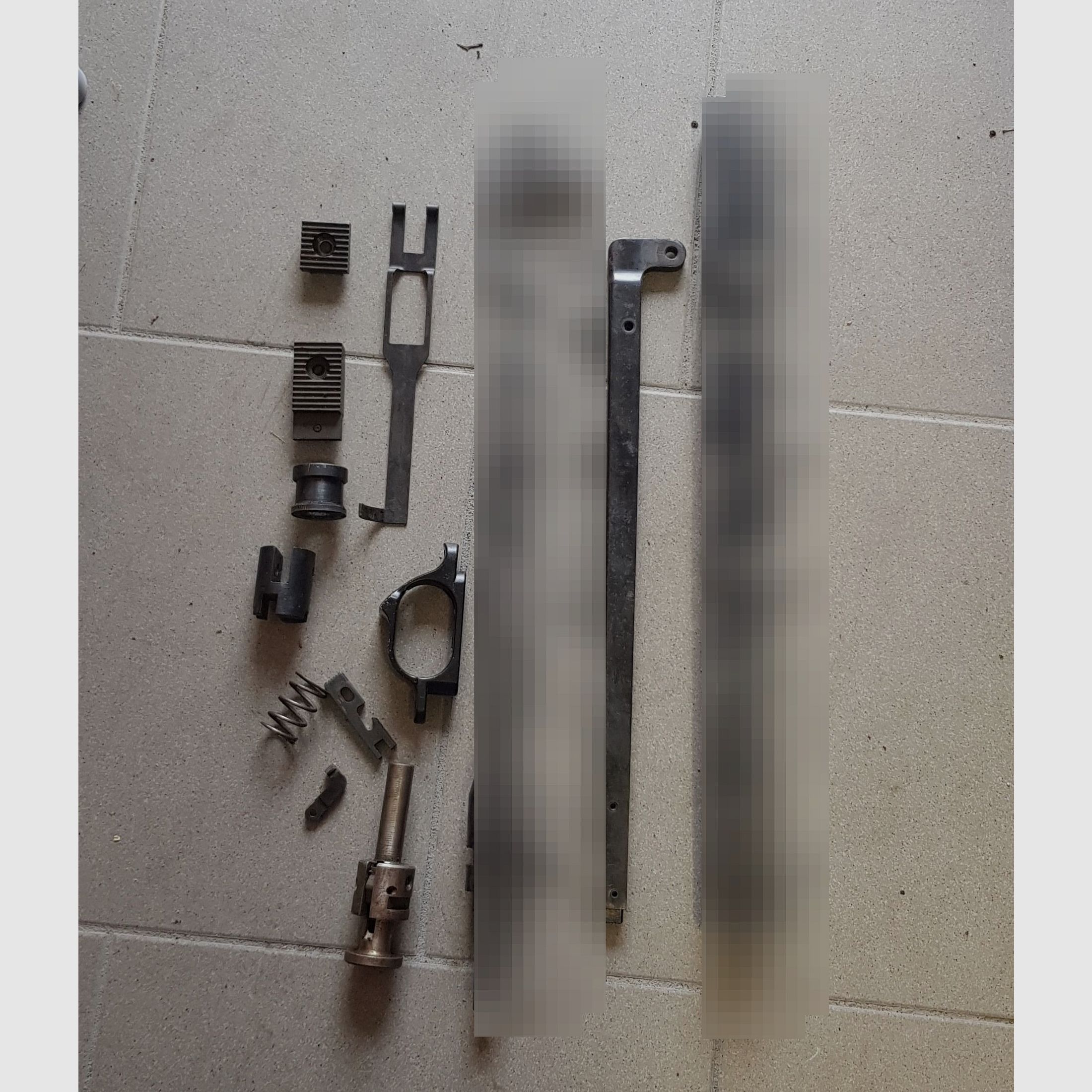 Vervangonderdelen Haenel Mod. 312 Zijspanne Spannarm Zuiger Schroeven enz...Prijs vanaf