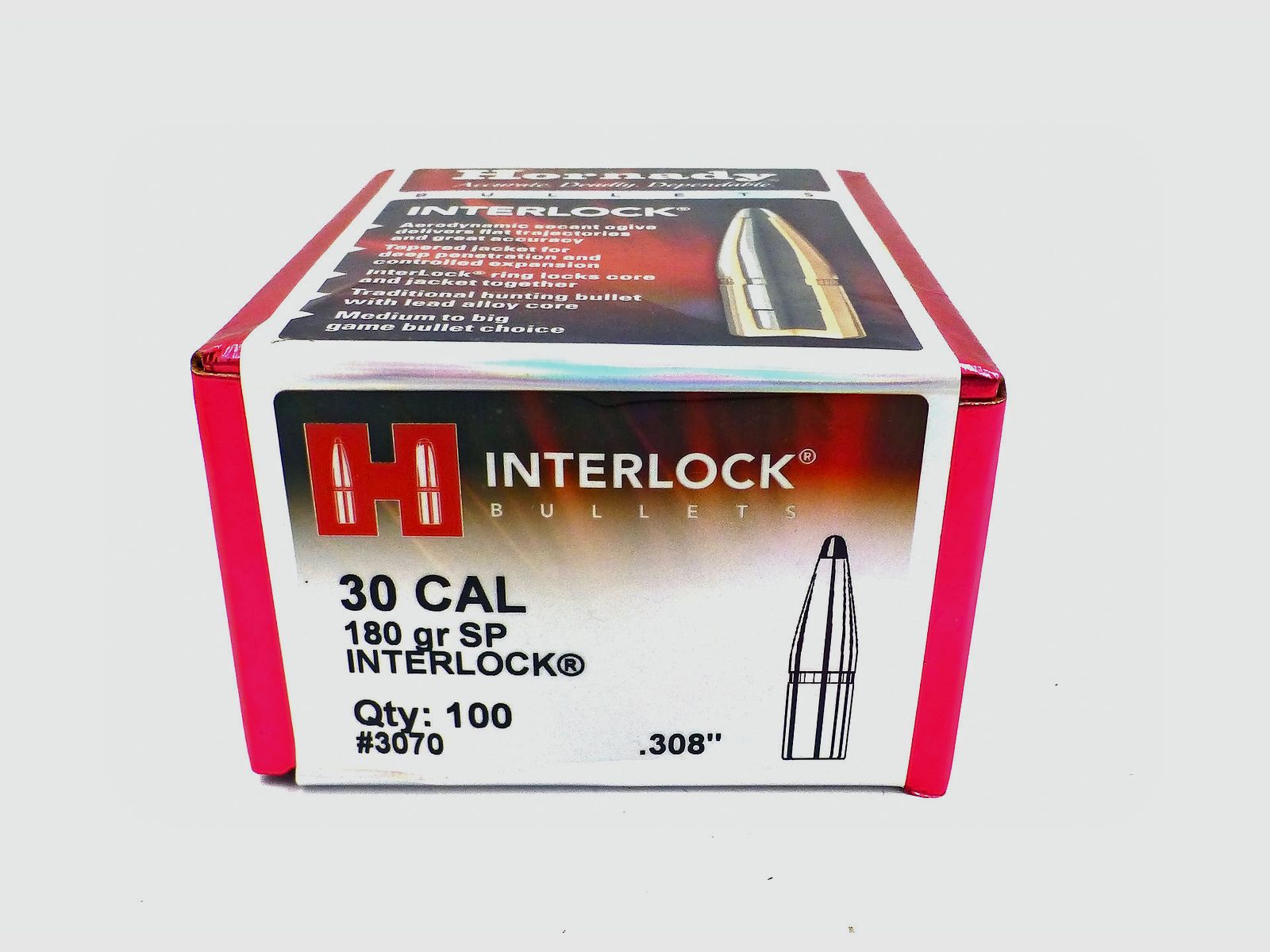Proiettili HORNADY Interlock .308 180gn RN