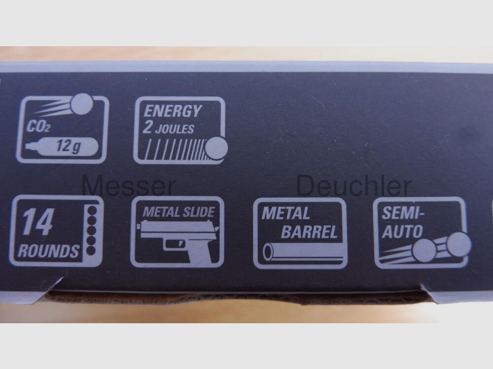ISSC CO2 Softairpistole Tolmar M22 6mmBB schwarz NBB