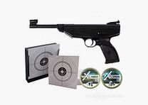 Weihrauch HW 70 pistola de aire 4,5mm conjunto de trampa de balas