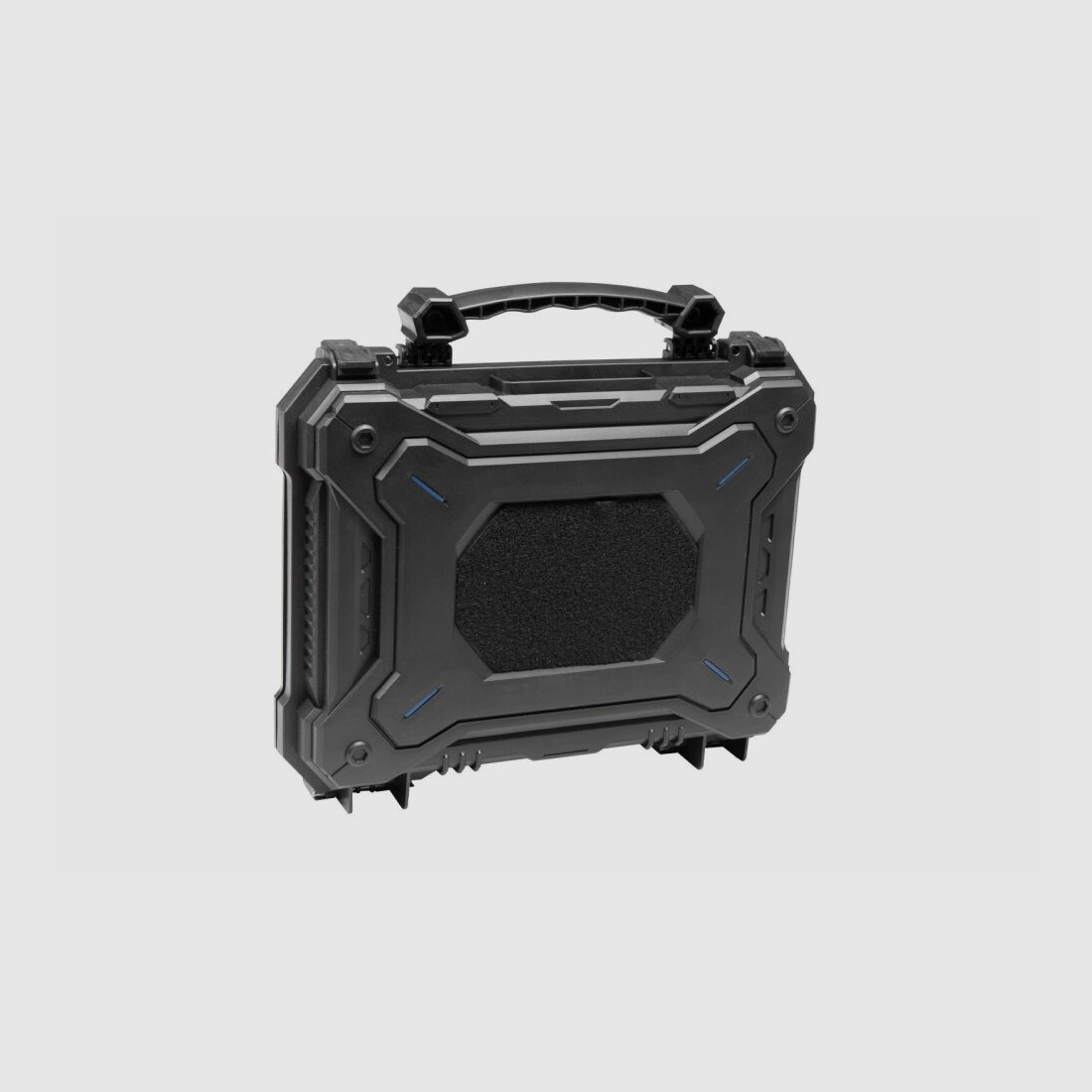 Maletín para pistolas ASG Tactical Negro, bucles para candado, impermeable, IPX-7